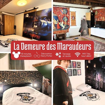 La Demeure Des Maraudeurs -10Min Disney-Jardin & Bbq Villiers-sur-Morin Esterno foto