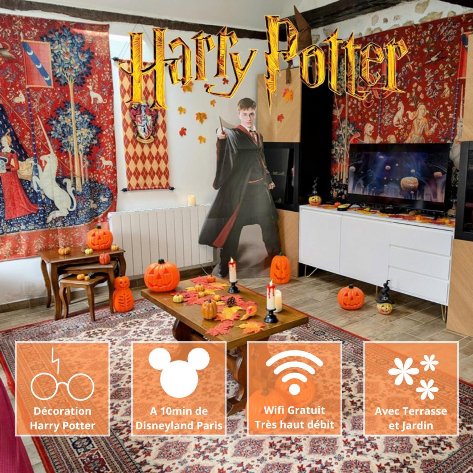 La Demeure Des Maraudeurs -10Min Disney-Jardin & Bbq Villiers-sur-Morin Esterno foto